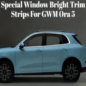 dncnf Stainless Steel Window Trim Molding Chrome Decal Exterior Modification Accessories for GWM Ora 5 2026 Chromium Styling durable P7Q2M