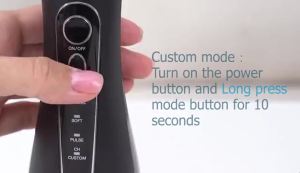 Nicwell Water Dental Flosser Pick for Teeth: 4 Modes 300ml Cordless Portable Rechargeable Oral Irrigator IPX7 Waterproof Cleaner Pik Deep Cleaning Flossing Pic Machine for Home Travel