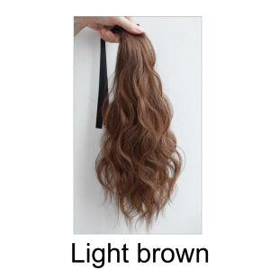 35 ซม. คลื่นน้ำสั้น Drawstring คลิปในผมหางม้าต่อผมหางม้าสังเคราะห์นามสกุลผมสำหรับผู้หญิงผมหางม้าผมวิกผม