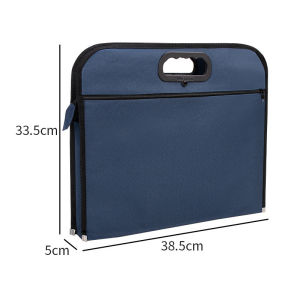 Large Capacity Folder Tote Bag Waterproof Documentation Bag Business Storage Handbag for Men