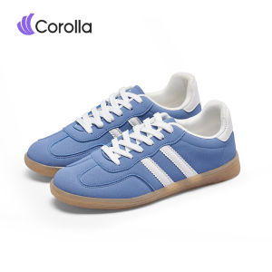 COROLLA New Womens Non-Slip Sneakers - Black & White Lightweight Casual Shoes for Work & Sports