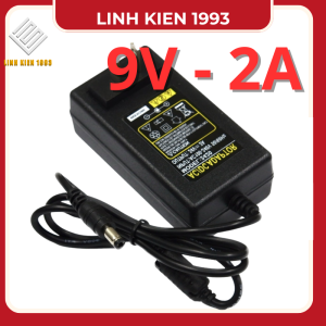 Adapter nguồn 9V 2A cao cấp – Adapter đổi nguồn AC sang DC 9V 2A nguồn tổ ong nguồn LED nguồn camera