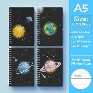 [READY] Aimilo Notebook A5 Buku Diary Aesthetic Buku Jurnal Buku Catatan Buku Note Stiker Buku Tulis Aesthetic Sekolah Stationary