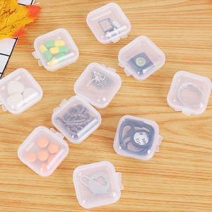 Kotak Penyimpanan Plastik PP Serbaguna Kecil/Kotak Penyimpanan Mini Aksesori/Pernak-pernik/Perhiasan/Obat/Klip/Peniti/Penyimpanan Jarum COD