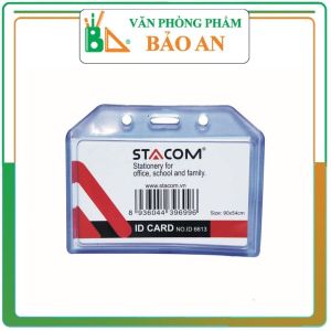 Mặt thẻ ngang nhựa dẻo dày Stacom 6613 ( 5 chiếc/ tập)  - Văn phòng phẩm Bảo An