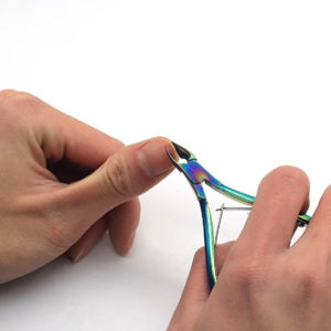 Professional Sliver Cuticle Nippers Remover Scissors Finger Care Manicure Nail Clipper Dead Skin Tools Stainless Steel Wholesale