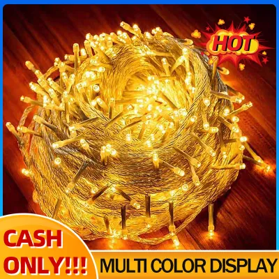 bluesky Buy1 Take1 10M Christmas Lights Led Light String Strip Light Warm White Light Colorful AC220V Decoration Holiday Decorative Flash Lights with Connector