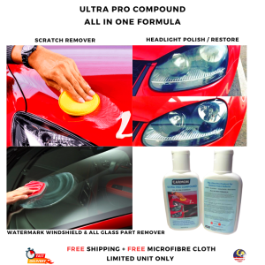 UltraPro Compound All In One Headlamp Polish Body Scratch Remover Watermark Remover & Blemish and Body Polish