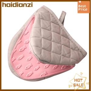 haidianzi Silicone chống bỏng lò găng tay Găng tay Găng tay potholder nhà bếp Silicone găng tay khay món ăn Bát chủ nướng lò găng tay Clip