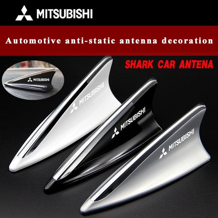 Black Universal Car Shark Fin Roof Antenna Aerial FM/AM Radio Signal