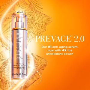 Elizabeth Arden Prevage 2.0 Antioxidant Anti Aging Daily Face Serum 50ml | Vitamin C | Vitamin E | Idebenone Antioxidant Serum | Anti Wrinkle & Fine Lines | Advanced Skin Repair | Brightening | Contains Peptide | Added Sun Protection