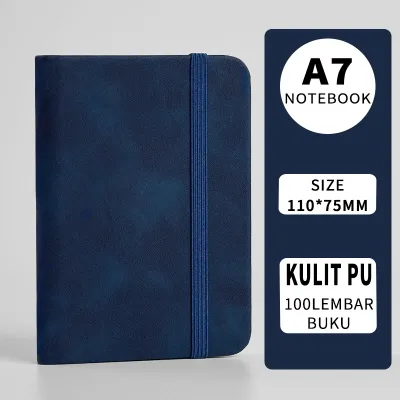 Notebook A7/Notebook Mini Pocket/Aesthetic Portable Buku Tulis/notepad portabel tebal-Ms.Pepeleria