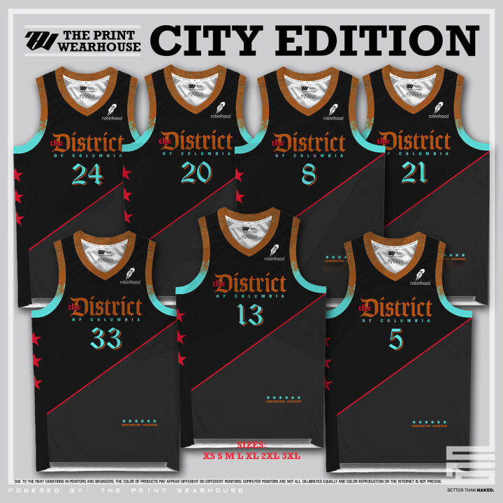 Wizards city sales edition jersey