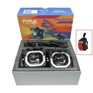 A pair Mini Driving Light With Ballast  20W 3 Wires Auxiliary Light Led Lights FREE Switch