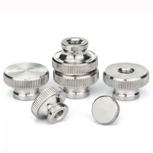 MIRELINA M3 M4 M5 M6 M8 M10 Knurled Nut GB806 Standard 304 Stainless Steel Thumb Nut Durable Clamping Nut