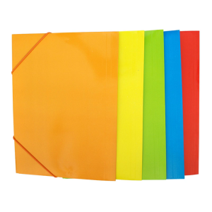 High Capacity Foldable A4 Plastic Folders Adjustable Elastic Band Document Organizers Work Study Essential