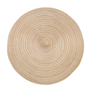 【COD】High-Quality Multi-Color Beautiful Elegant Cotton Yarn Ramie Woven Placemat Table Insulation Mat Waterproof Oil Resistant High Temperature Easy To Clean Pot And Bowl Mat Circular Design Tray Mat Restaurant Kitchen Decoration Supplies