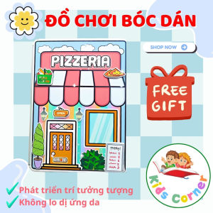 Toca life of world cửa hàng Pizza Store đồ chơi giấy tocaboca
