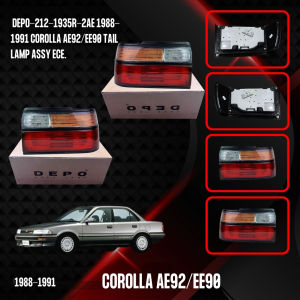 COROLLA AE92/EE90 TAIL LAMP DEPO-212-1935R-2AE 1988-1991ASSY ECE. RIGHT/PASSENGER SIDE