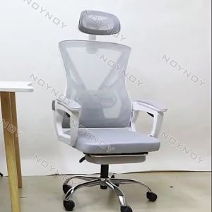 Computer Chair High Back Mesh Office Chair Comfort Reclining Chair With Adjustable Headrest Footrest