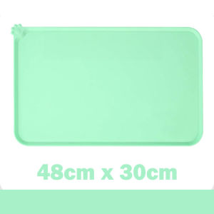 Pet Food Mat for Cats & Dogs Silicone Feeding Mat for Bowls Waterproof & Non-Slip