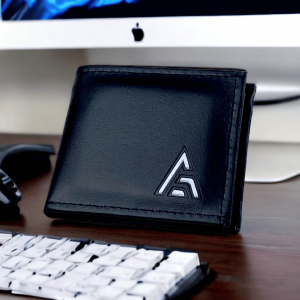AFLAH Dompet Pria Kulit Premium Pendek Lipat 2 Resleting Distro Uang Koin Kartu Terbaru Asli D01