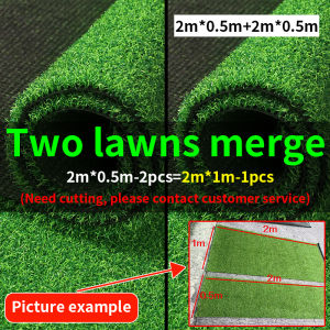 🔥 Artificial Grass Carpet Premium Lawn Width 2*10M Simulation Garden Floor Decor Outdoor