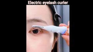 Heated Eyelash Curler - 2 in 1 Clip-Type Eyelash Curlers - Electric Eyelash Curler Rechargeable for 24H Long Lasting 3 Heating Modes 8S Fast Heating Makeup Tool Gifts for Women Girls White-FB