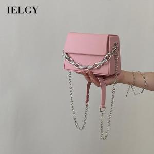 IELGY mini messenger bag womens niche high-end chain  small square bag