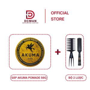 Sáp Vuốt Tóc Nam AKUMA Chính Hãng Akuma Infinity Clay Akuma Royal Pomade Xịt Tạo Phồng Tóc Gôm Xịt Tóc Akuma