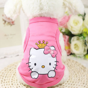 High Quality New cartoon pet vest Teddy puppy dog clothes spring and summer small dog Pet Cloth