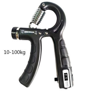 【WJ】Adjustable Professional Counting Hand Grip Outdoor Finger Strength Trainer Portable Fitness Equipment