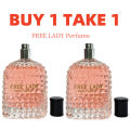 【BUY 1 TAKE 1】100ML Free Lady Perfume Freelady Long Lasting Pour Homme Charming Perfume For Woman Body Mist Fragrance. 