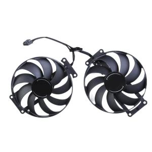 1Pair 90mm Graphics Cooling VGA Fan CF9010U12D 6Pin 12V Coolers Fan for RX6600 6600XT 6700XT