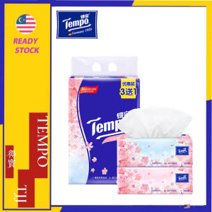 Tempo Tisu Sakura /Facial Tissue 4Ply (90s*4) 得宝樱花抽纸