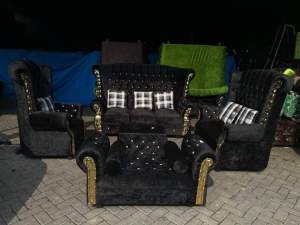 Sofa sultan sandaran tinggi / kursi sofa sultan model mewah terbaru ukuran jumbo
