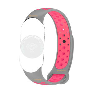 Strap Mi Band 10 9 8 Sport Anti Gerah Tali Jam Xiaomi Smart Band 8 9 10 Two Tone Hematacc