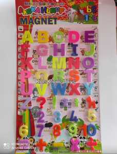 Mainan Bermain Belajar Edukasi huruf dan Angka ABC 188 HA / HM / Magnet