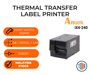 Argox iX4-240 iX4-250 iX4-350 Industrial Barcode Printer 203dpi 300dpi Thermal Transfer Printer