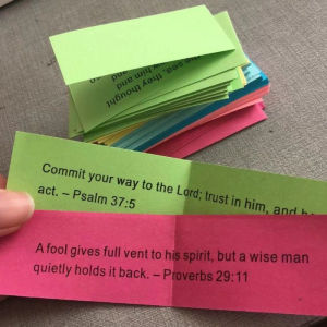 Colorful Bible Verses Jar Color Coded Different Moods Scripture Cards Scripture Jar Christmas Gifts Emotions And Feelings