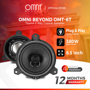 Audio kereta OMNI BEYOND Toyota 6.5" Plug & Play Speaker 380W OEM PNP 2-Way Car Spiker Audio Kereta Car Speaker (OMT-6T)
