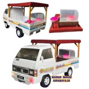 Mainan Terbaru Mobil Pick Up Tahu Bulat Digoreng Dadakan Ada Music Khas Dan Lampu L300 | Mainan Seru Set Dengan Peralatanya Warna Hitam Dan Putih