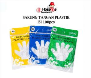 Sarung Tangan Xuebo Plastik Disposable Isi 100