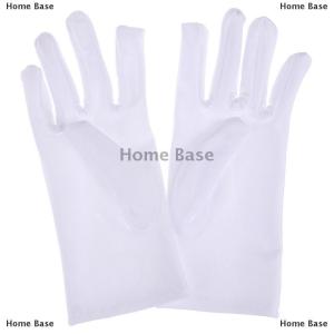[COD] Home Base Girl Satin Short Finger Wrist Gloves Smooth Evening Party Formal Prom Costume