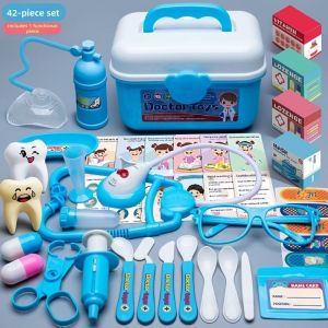 YRUQYS Creative Children Doctor Play Set Educational Simulation Dentist Nurse Tools Bag Toys Hospital Accessorie Kit Funny Doctor Pretend Role Play Kit Children Toys