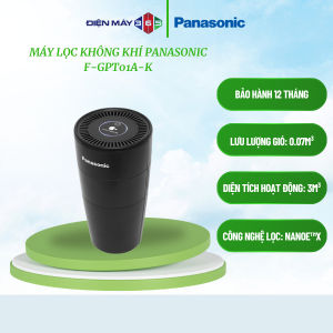 Máy lọc không khí Panasonic F-GPT01A-K Dùng cho ô tô Bảo hành 12 tháng - STM