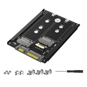 Vỏ kim loại Đôi B Key M.2 Ssds Để 2.5Inch SATA3.0 6Gbps Chuyển Đổi Cạc mạng Bao Vây Ổ Cắm M.2 Ssds Bộ Chuyển Đổi