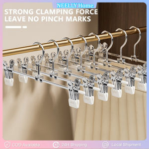 1/2PCS Pants Racks Wind Proof Multi-purpose Skirt Racks For Clothes Drying Trousers Wardrobe Clip Anti-slip Clothes Hange