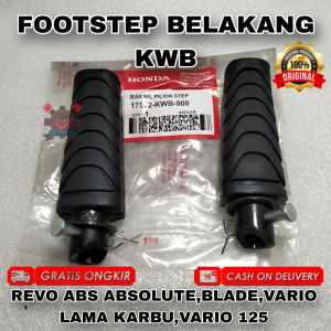 KARET BASTEP FOOTSTEP BELAKANG HONDA KWB REVO ABS ABSOLUTE BLADE VARIO LAMA KARBU ORIGINAL HONDA AHM