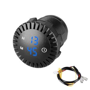 12/24V Car motorcycle Charger Accessories Interior Decoration LED Digital Timer Alarm Clock Electronic Time Timer Wholesale Tool